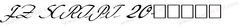 FZ SCRIPT 20字体转换
